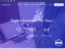 Tablet Screenshot of desmart.com